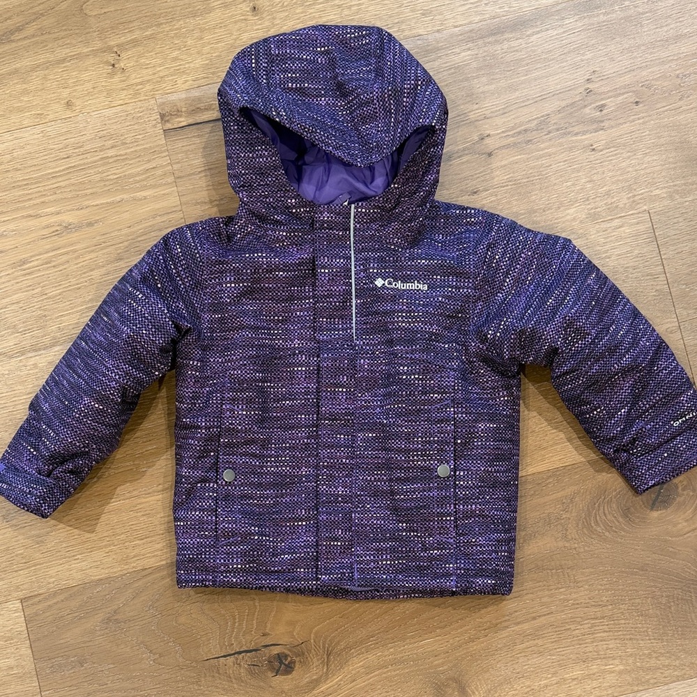 Columbia Dark Purple Hooded Jacket